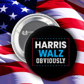 Harris Walz Button
