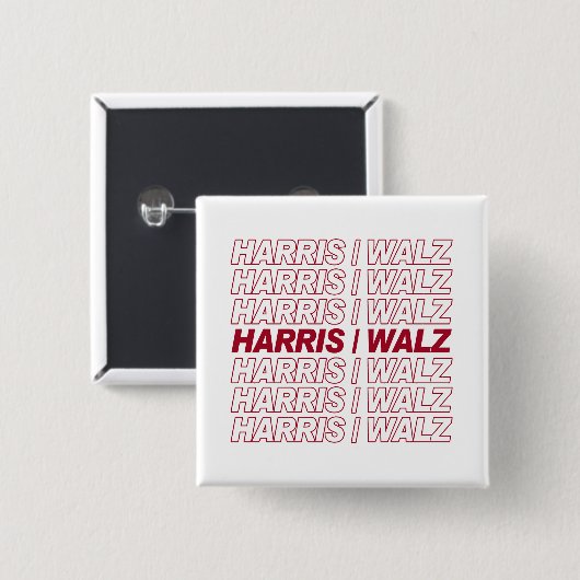 Harris / Walz Button (Vorne & Hinten)