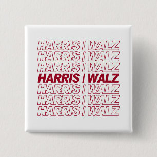 Harris / Walz Button