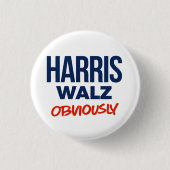 Harris Walz Button (Vorderseite)