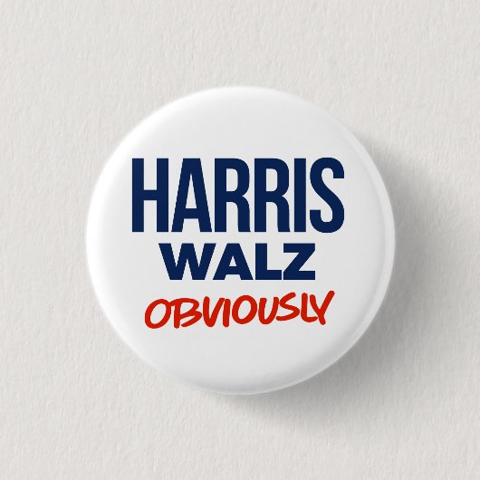 Harris Walz Button (Vorderseite)