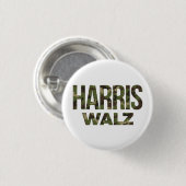 Harris Walz Camouflage 2024 Button (Vorne & Hinten)