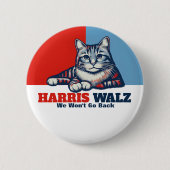 Harris Walz Campaign Button (Vorderseite)