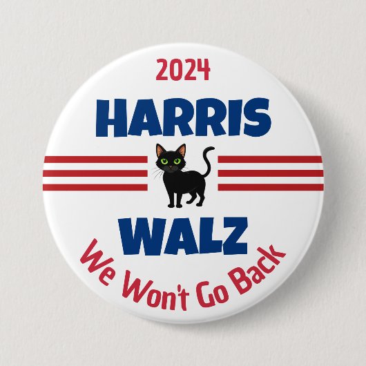 Harris Walz Campaign Button (Vorderseite)