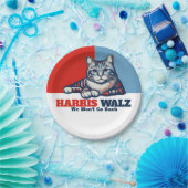 Harris Walz Campaign Pappteller (Party)