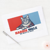 Harris Walz Campaign Rechteckiger Aufkleber (Umschlag)