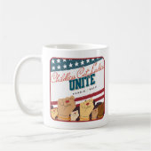 Harris Walz Childless Cat Ladys Unite Fats Kaffeetasse (Links)