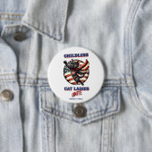 Harris Walz Childless Cat Ladys Unite Herde Cat Button (Beispiel)