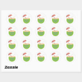 Harris Walz Cocnut Drink Sticker (Blatt)