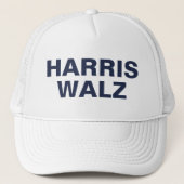 Harris Walz CUSTOMIZABLE Truckerkappe (Vorderseite)