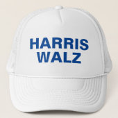 Harris Walz CUSTOMIZABLE Truckerkappe (Vorderseite)