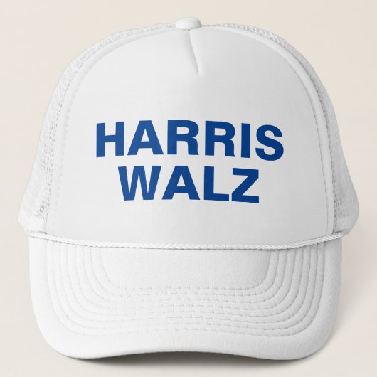 Harris Walz CUSTOMIZABLE Truckerkappe (Vorderseite)