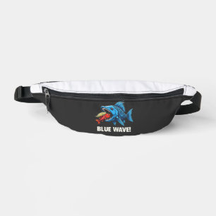 Harris Walz Election Blue Waves Democratic Fish Bauchtasche