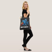 Harris Walz Election Blue Waves Democratic Fish Tasche (Am Model)