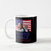 Harris Walz Election Kamala Harris Tim Waltz Ameri Kaffeetasse (Links)