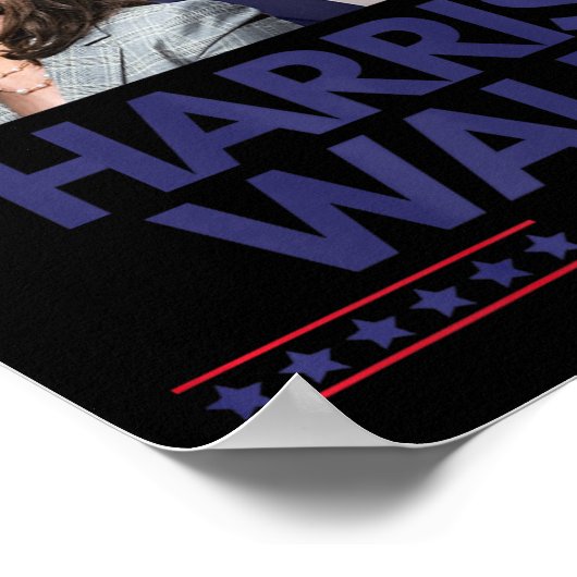 Harris Walz Election Kamala Harris Tim Waltz Ameri Poster (Ecke)