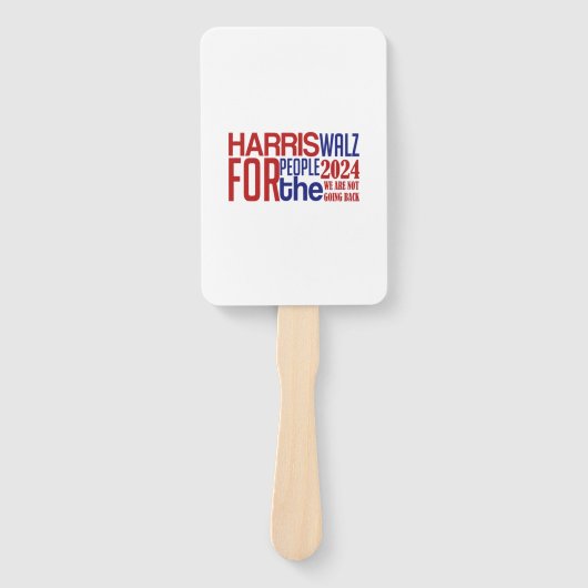Harris Walz Fächer (Vorderseite)