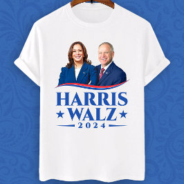 Harris Walz Foto zur Wahl 2024 T-Shirt