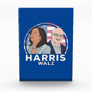 Harris Walz Fotoblock