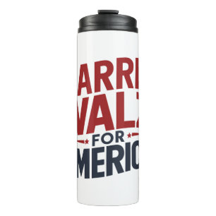 Harris walz für Amerika Thermosbecher