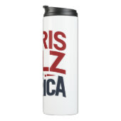 Harris walz für Amerika Thermosbecher (Nach rechts gedreht)
