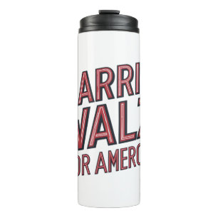Harris walz für Amerika Thermosbecher