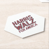 Harris walz für Amerika Untersetzer (angewinkelt)