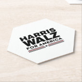 Harris walz für Amerika Untersetzer (angewinkelt)