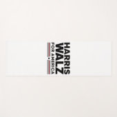 Harris walz für Amerika Yogamatte (Vorderseite (Horizontal))