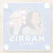 Harris Walz Glasuntersetzer (Rückseite)