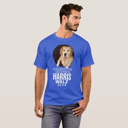 Harris/Walz Goldens for Goodness tee (Vorne ganz)