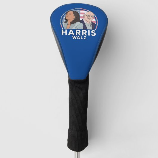 Harris Walz Golf Headcover (Vorderseite)