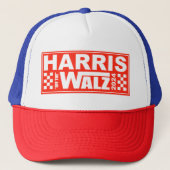 Harris / Walz Hat Truckerkappe (Vorderseite)