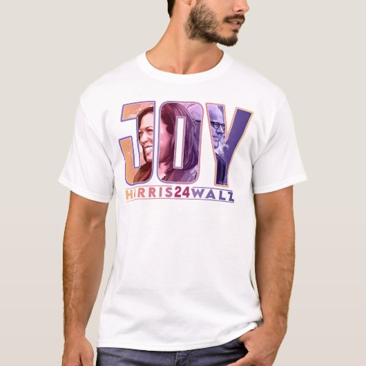 Harris Walz JOY T-Shirt (Vorderseite)