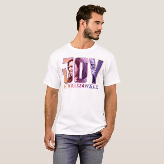 Harris Walz JOY T-Shirt (Vorne ganz)