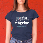 Harris Walz Joyful Warrior USA Herzinfarkt-Wahl Tri-Blend Shirt
