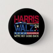 Harris Walz Kamala Harris 2024 Tim Walz Button (Vorderseite)