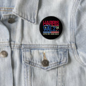 Harris Walz Kamala Harris 2024 Tim Walz Button (Beispiel)