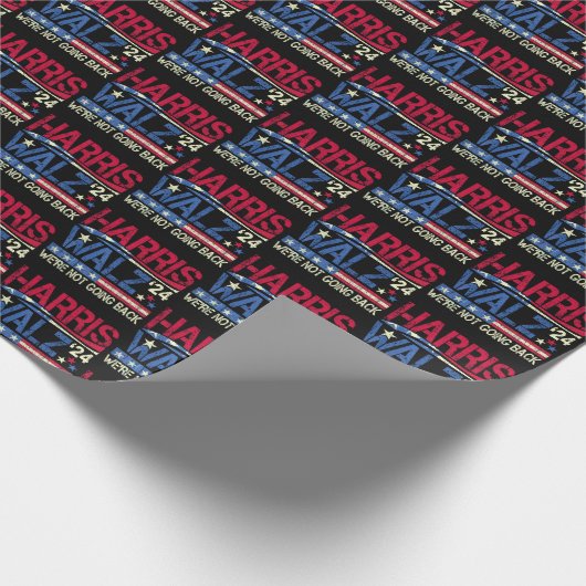 Harris Walz Kamala Harris 2024 Tim Walz Harris Geschenkpapier (Ecke)