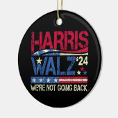 Harris Walz Kamala Harris 2024 Tim Walz Keramik Ornament (Links)