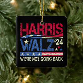 Harris Walz Kamala Harris 2024 Tim Walz Keramikornament