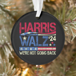 Harris Walz Kamala Harris 2024 Tim Walz Ornament