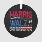 Harris Walz Kamala Harris 2024 Tim Walz Ornament (Rückseite)