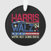 Harris Walz Kamala Harris 2024 Tim Walz Ornament (Vorderseite)