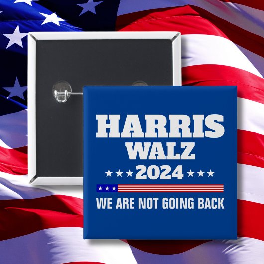 Harris Walz Kampagne 2024 Button