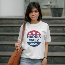 Harris Walz Kampagne 2024 für Präsident Patriotic T-Shirt