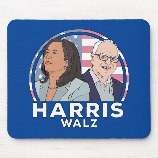 Harris Walz Mousepad (Vorne)