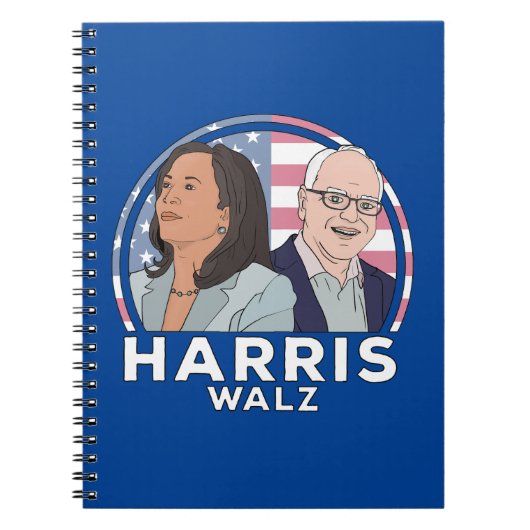 Harris Walz Notizblock (Vorderseite)