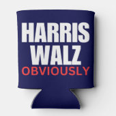 Harris Walz OBVIOUSLY | Harris Walz 2024 offensich Dosenkühler (Rückseite)