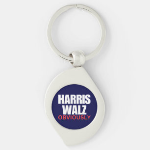 Harris Walz OBVIOUSLY Harris Walz 2024 offensich Schlüsselanhänger